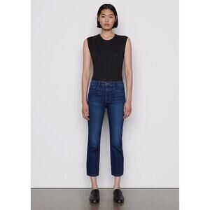 👖 Frame Le High Straight Crop Jeans Womens Size 27 Ankle Stretch